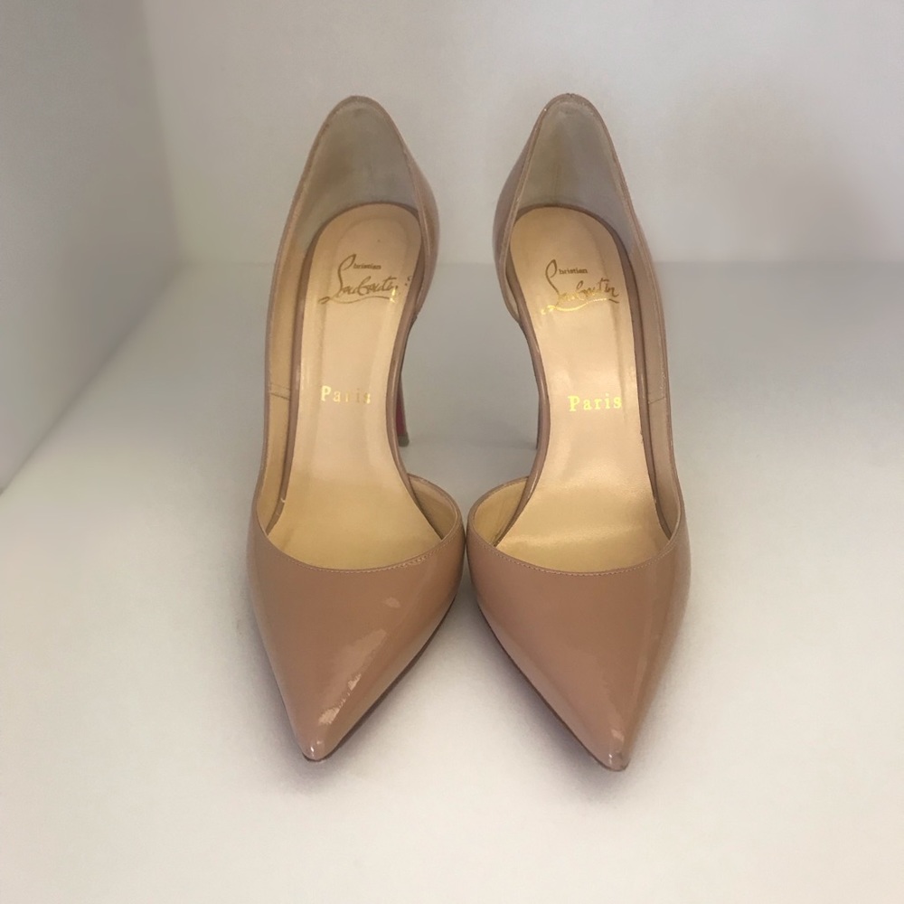 Christian Louboutin Iriza 100 nude size 36.5